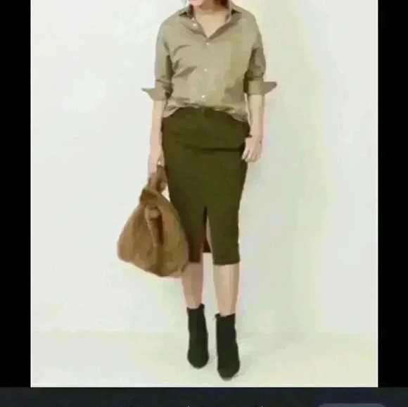 GAP Dresses & Skirts - Gap cotton bohemian casual pockets relaxed fit  caramel front slit maxi skirt 10